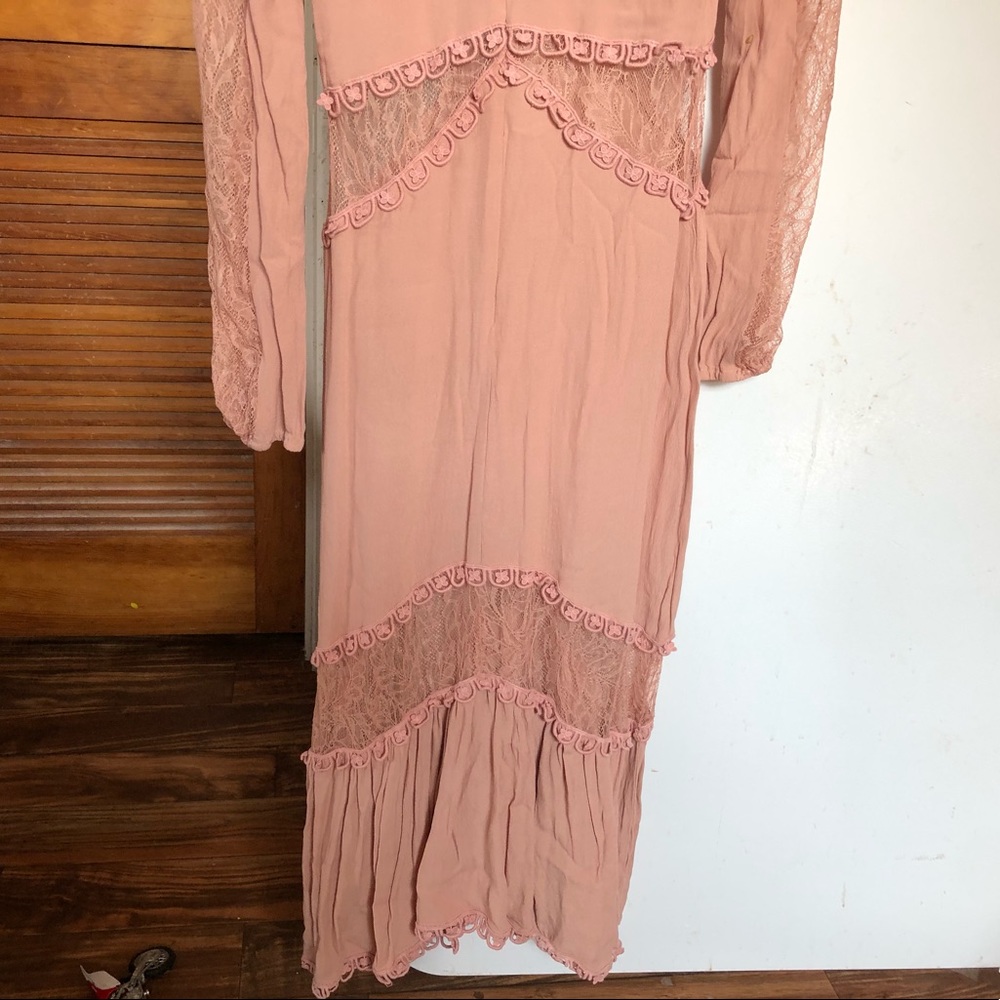 For Love and Lemons Lilou Midi Dress Sz S FL&L EUC - Picture 14 of 16